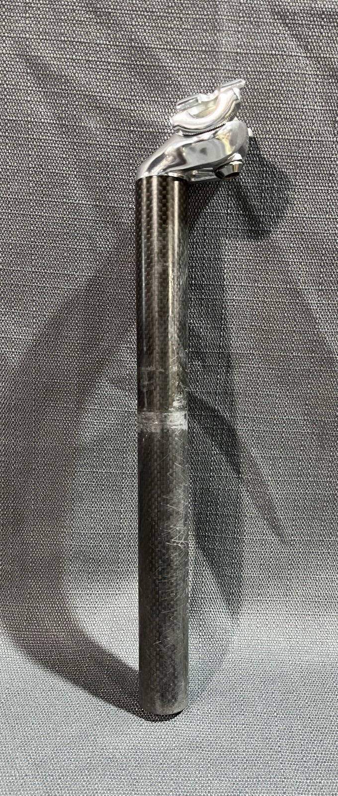 Carbon Seatpost 27.2x300mm 25mm Setback Single-Bolt Road Gravel MTB