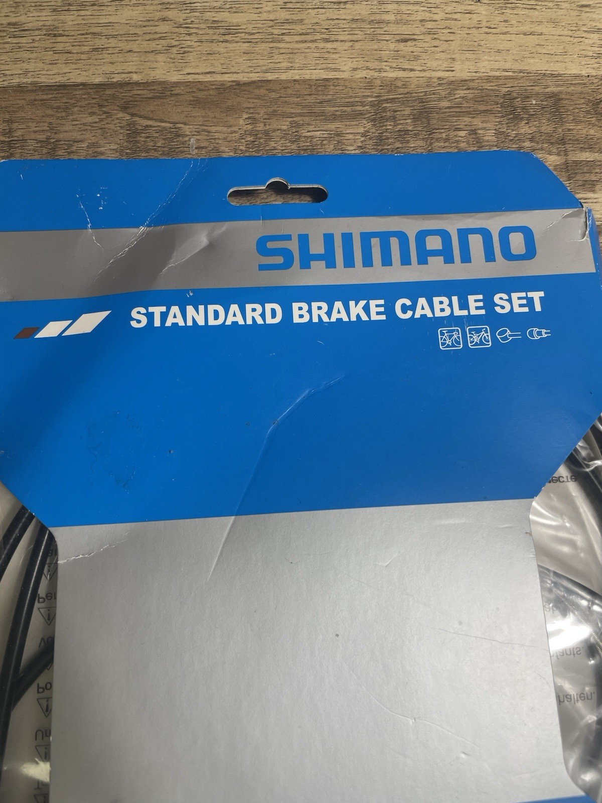 Shimano Standard Brake Cable Set Kit Black Housing Y80098022 J-715 Replacement