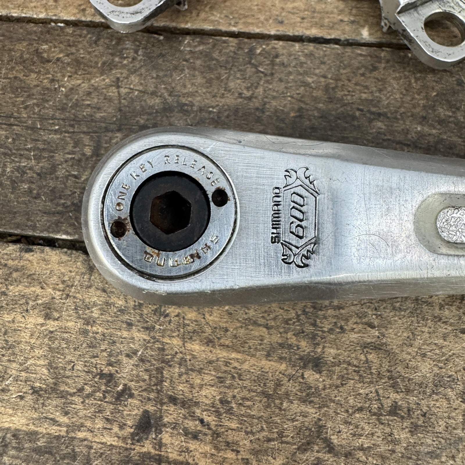 Vintage Shimano 600 Arabesque Crankset 170mm Old School BMX 130 BCD Japan