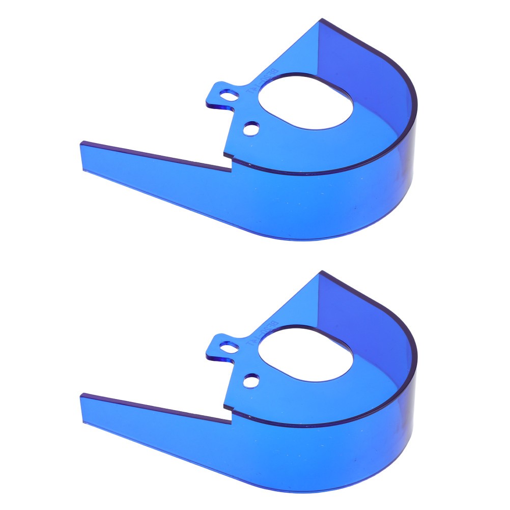 2Pcs Plastic Bike Chain Protector Sleeve Blue for Mountain and Road Bikes