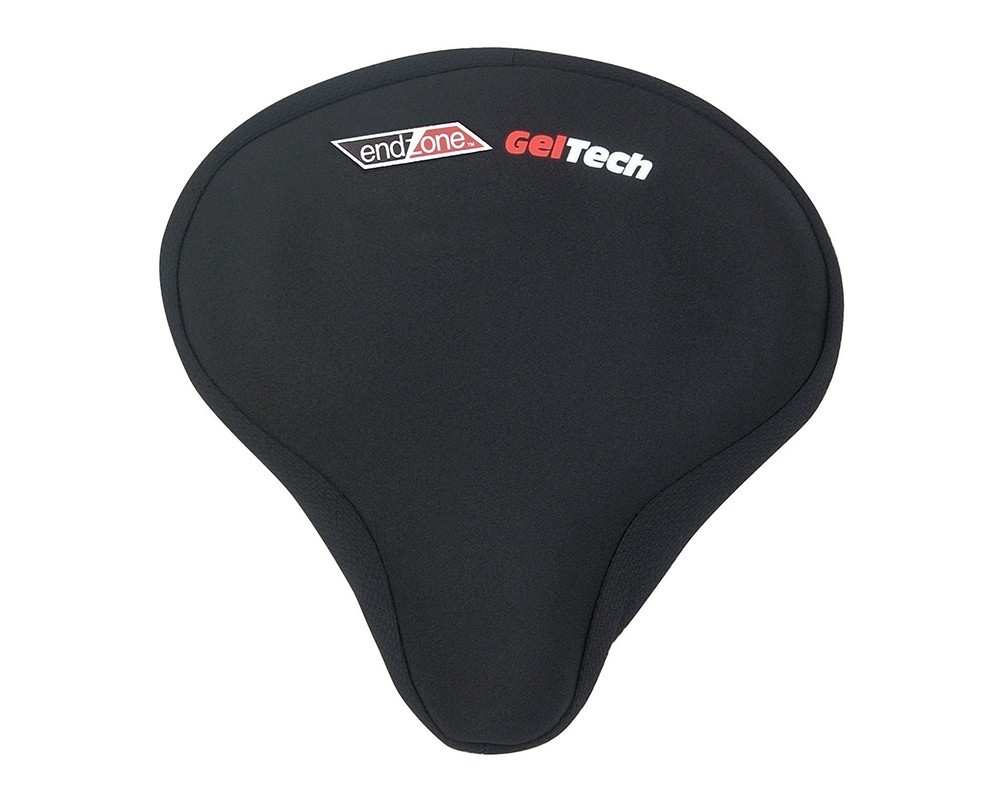 Endzone Velo Bicycle Gel Seat Cover Black for Beach Cruiser Bikes.
