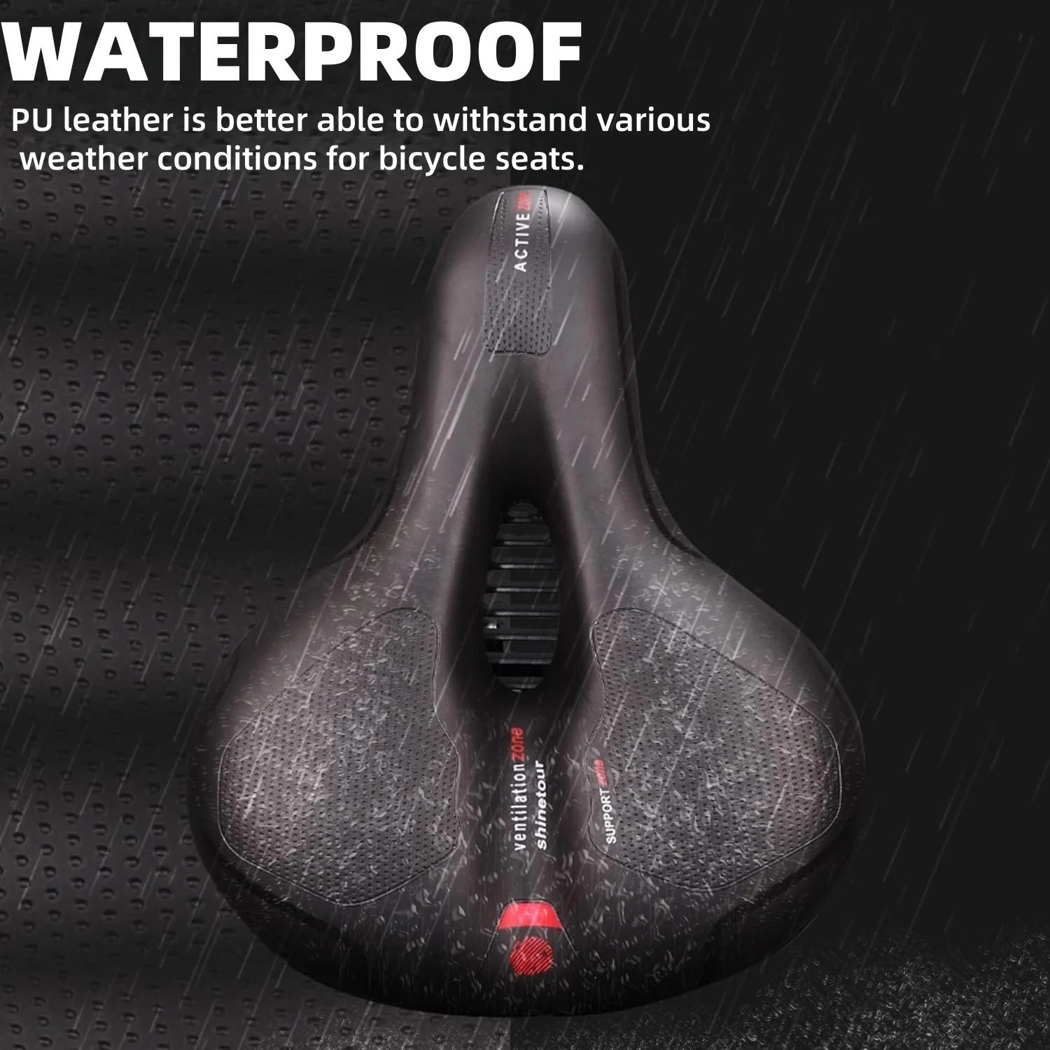 Extra Wide Big Bum Bike Bicycle Saddle Seat Gel Cushion Sporty Soft Comfort Pad