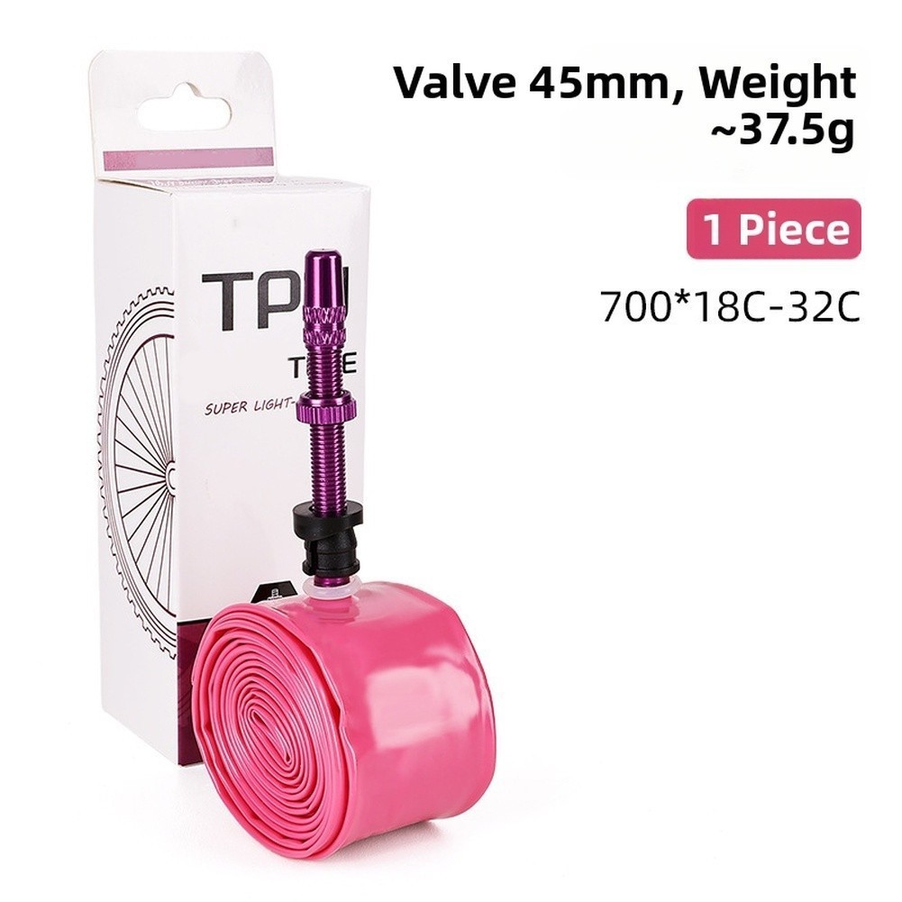 Lightweight 45g Inner Tube 700c x 18-32C with 45mm 65mm 85mm Aluminum Valve