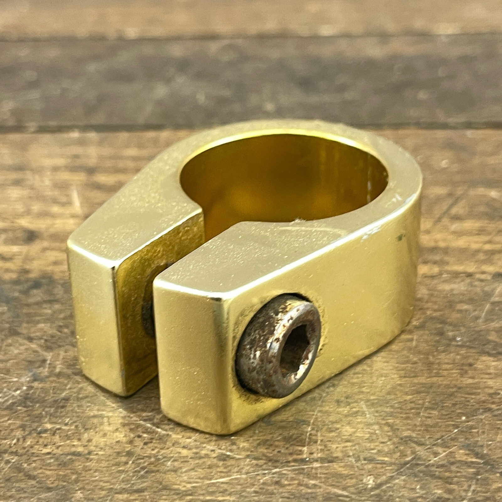 Redline BMX Seatpost Clamp Gold 28.6 mm Old School RL440 RL340 90s 90s RL A4