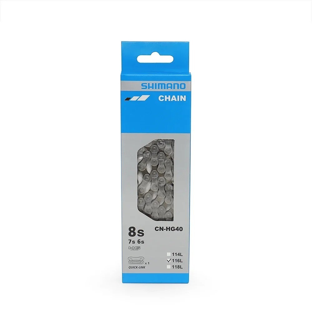 Shimano CN-HC40 6 7 8 Speed Bicycle Chain 116 Links Road MTB Hybrid HG40 New-USA