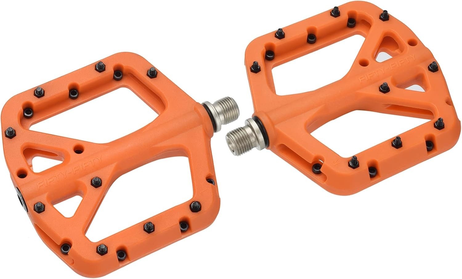 Non-Slip MTB Nylon Composite, 9/16″ Bicycle Pedals, Lightweight and Wide Flat…