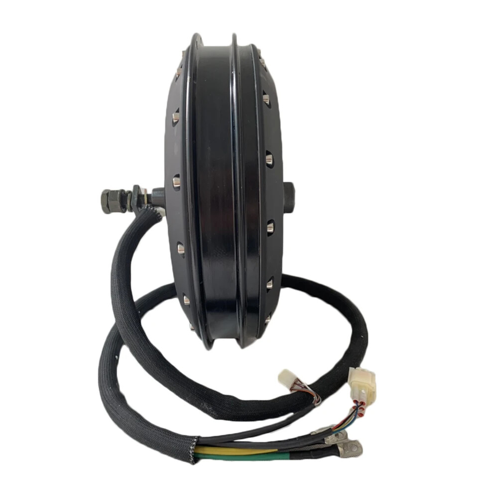 72V Electric Bike Brushless No-Gear Rear Hub Motor 3T Dropout 152mm 40H