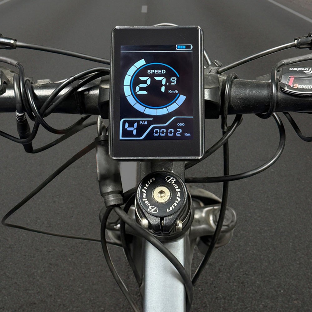 Ebike 24V/36V/48V X1 Colour Screen Display Power Speed Meter Control Panel w/NFC