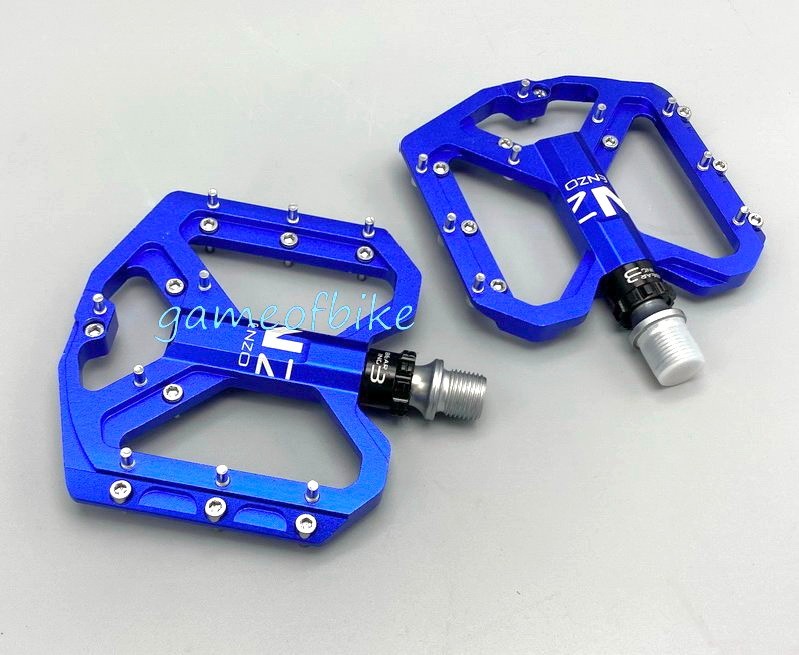 Non-Slip 9/16″ Road Bike Pedal Flat Platform MTB Fixie Bicycle Pedals 3 Bearings