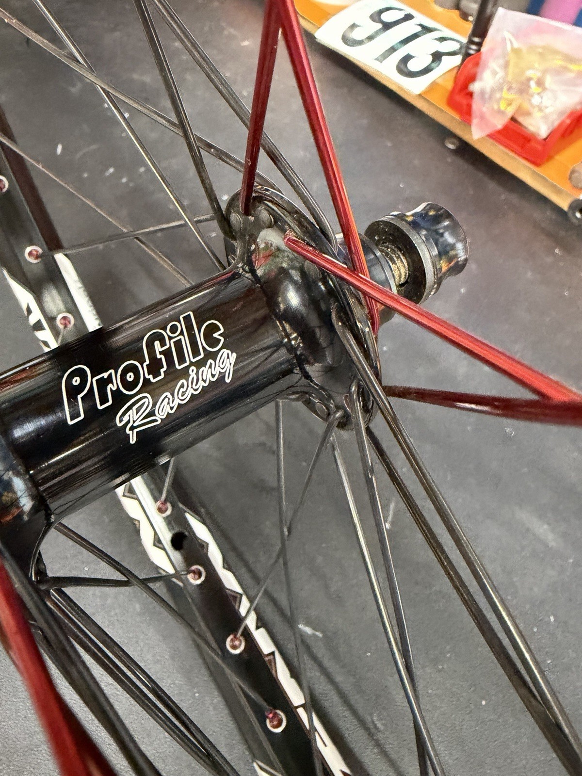 Custom built Sun Ringle Envy rims with Profile Racing Elite hubs. 20inch BMX
