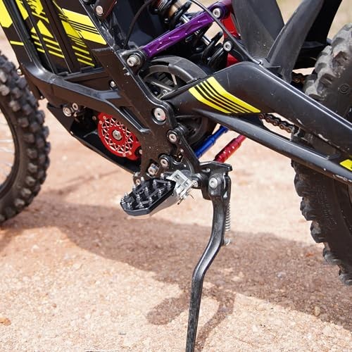 Dirt Bike Original Foot Pegs Extender Pedal 6061 Aluminum CNC Pedals – Black