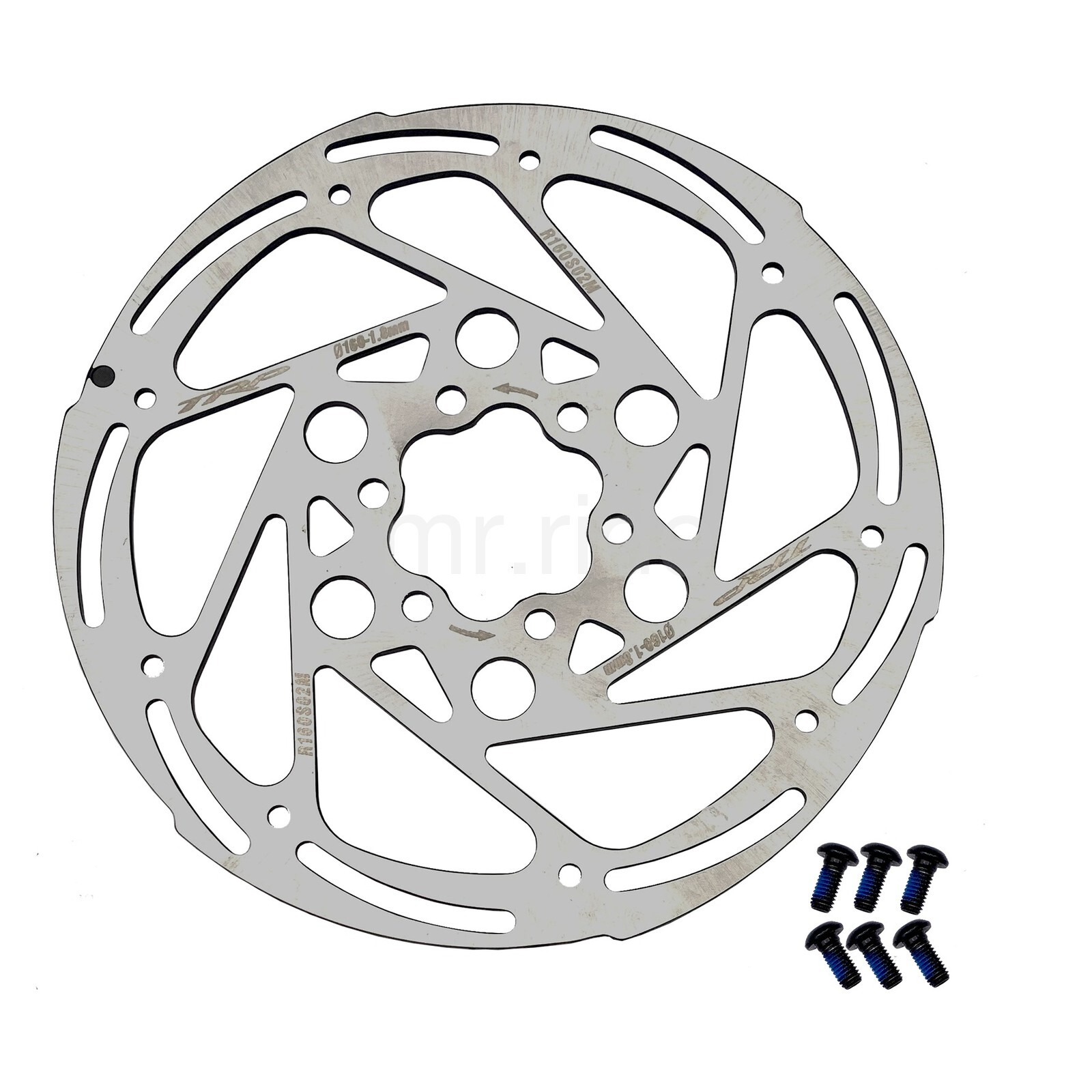 TRP HYRD Cable-Actuated Hydraulic Bike Disc Brake Gray Front+Rear 160 w/Rotor