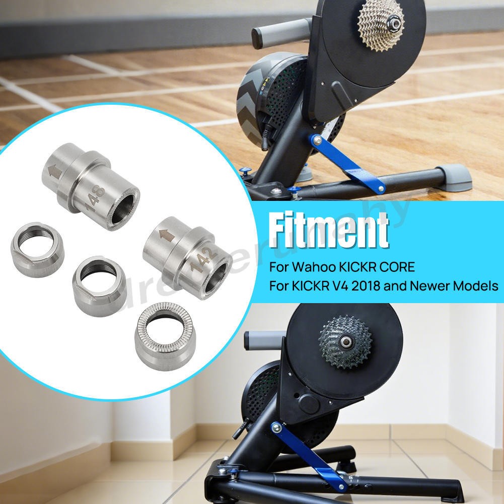 For Wahoo KICKR CORE KICKR V4 Thru Axle Adapter Kit Fit Shimano-style & SRAM XDR