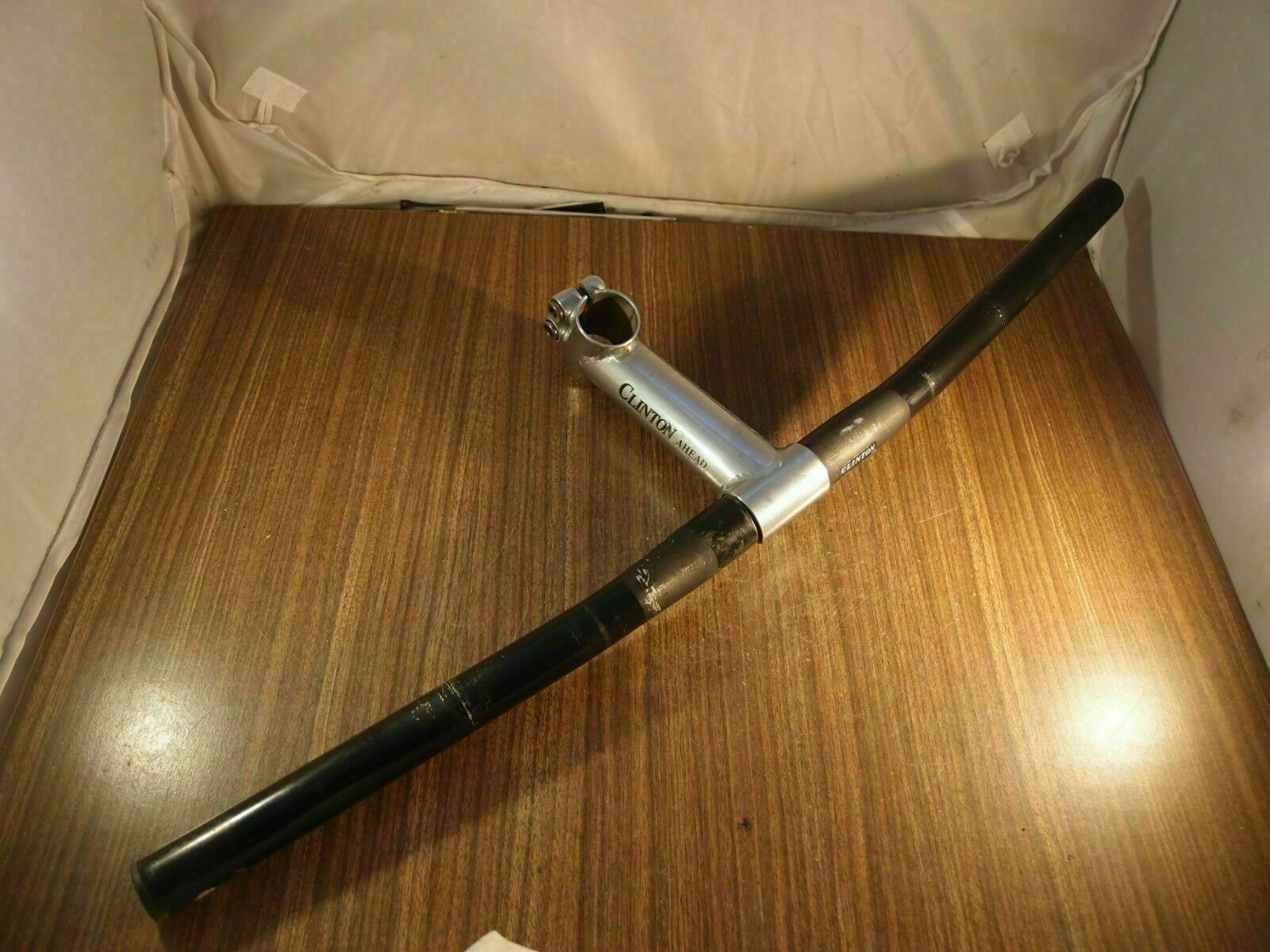 1990’s MTB aluminium handlebar & steel stem Clinton made in USA 1 1/8»