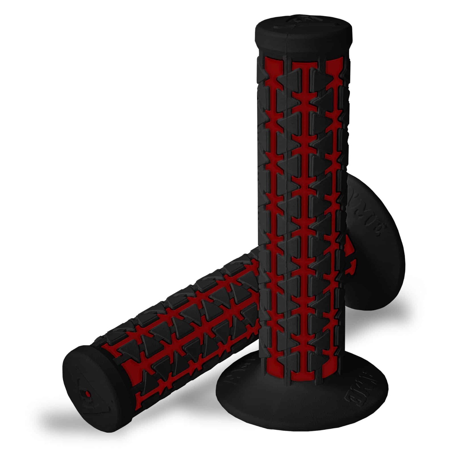 AME Old School BMX Grips Original Dual Color Black and Red GT Redline Retro