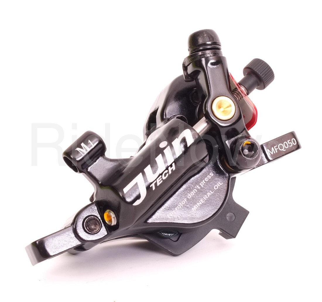 JuinTech M1 Cable actuated hydraulic MTB Bike Disc Brake set w/ Rotors Black