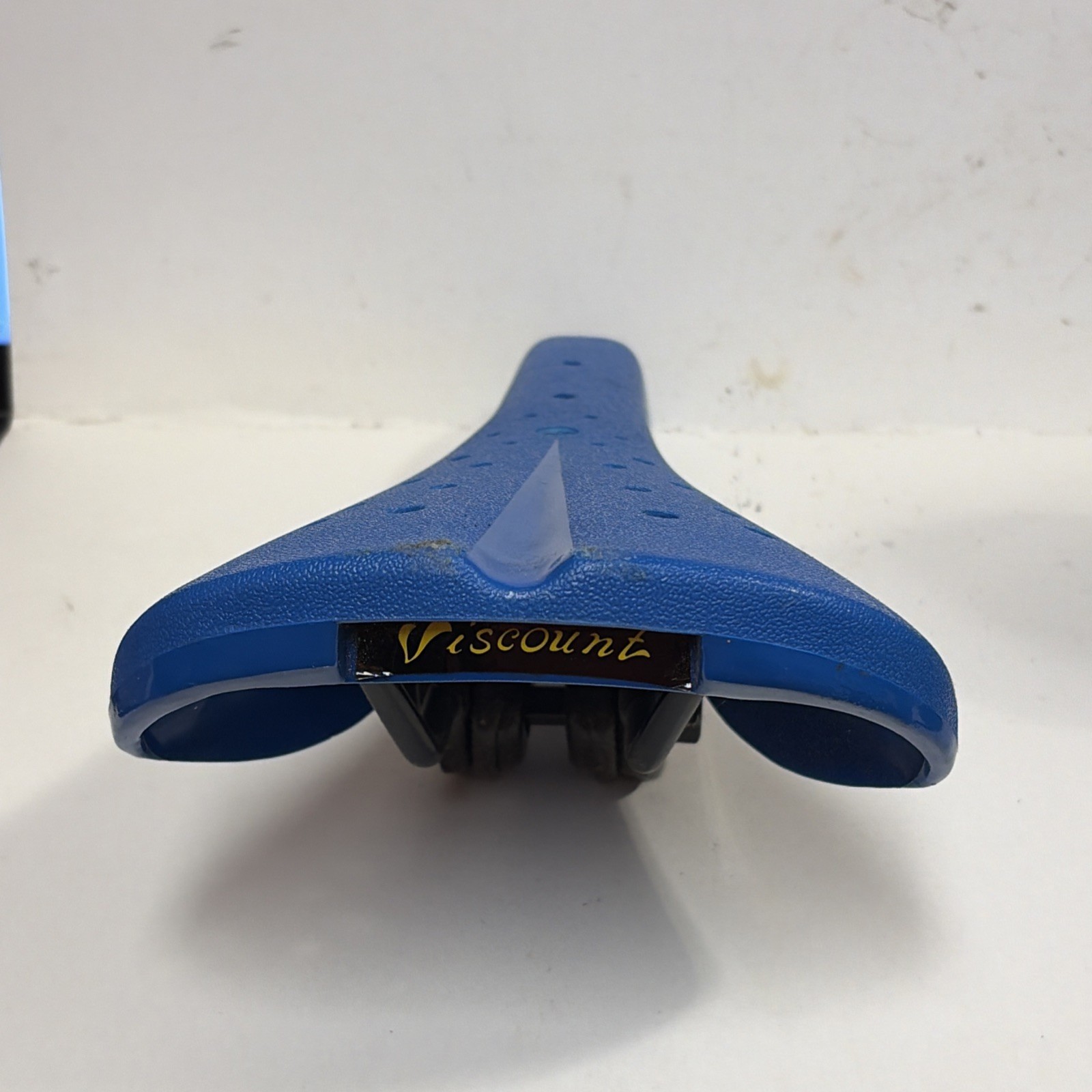 BLUE Viscount Dominator BMX Bicycle Seat Old School Hard Shell saddle A74