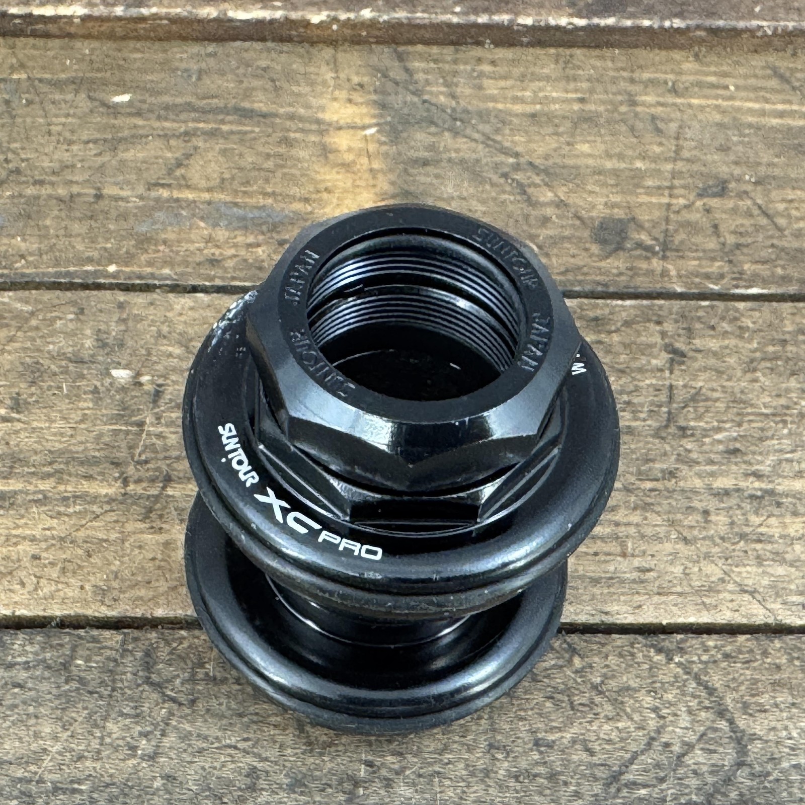 Vintage Suntour XC Pro 1 Inch Threaded Headset 30.3 26.4 Black WTB Japan MTB