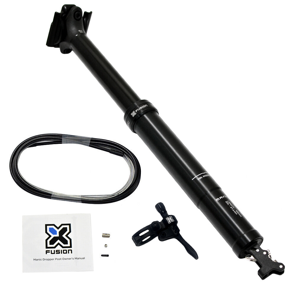 X-Fusion Manic INTEGRA Remote Dropper Seatpost 31.6×375.5mm,T:125mm