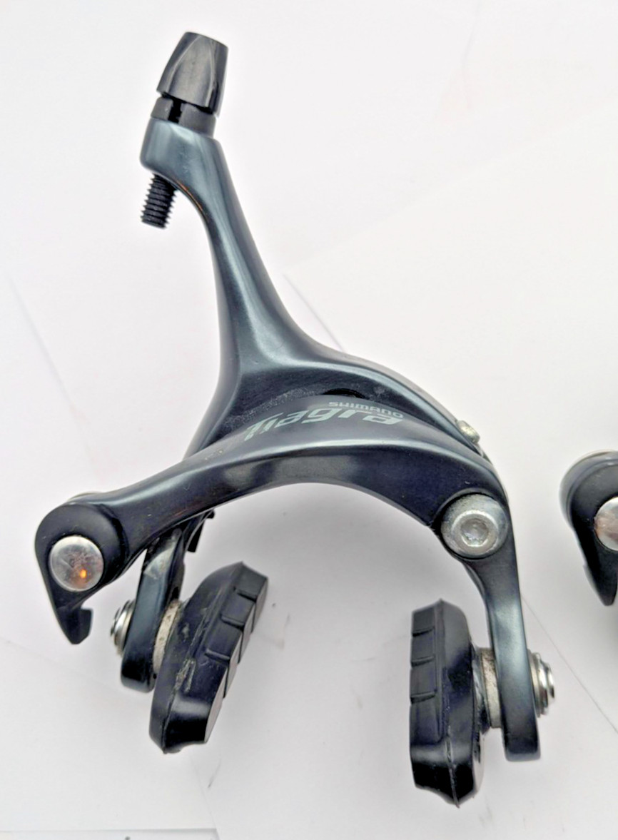 SHIMANO TIAGRA BRAKE SET Front & Rear Calipers Rim Brakes GRAY BR-4700 RECESSED
