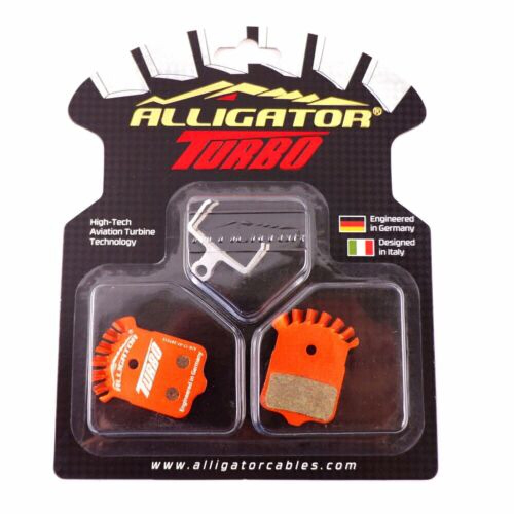 ALLIGATOR Turbo SRAM XX AVID ELIXIR Cooling Disc Brake Pads With Spring
