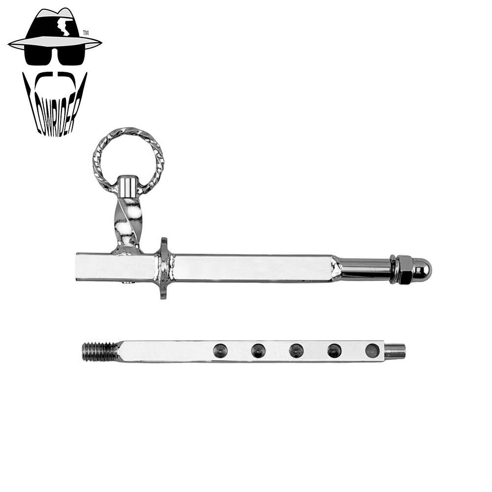 Vintage Lowrider Twisted Spring Suspension Fork Slammer BASE Kit Chrome.