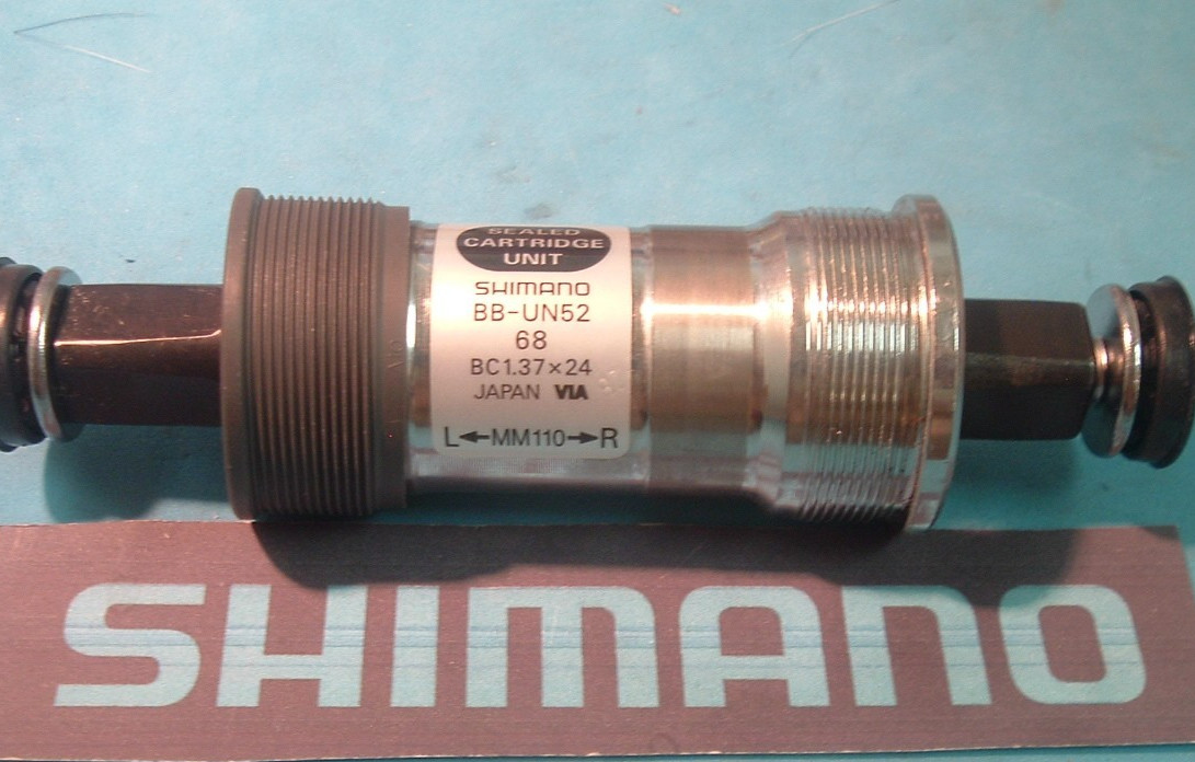Shimano BB-UN52 Sealed Cartridge Square Taper NEW/NOS Bottom Bracket-68x110MM-