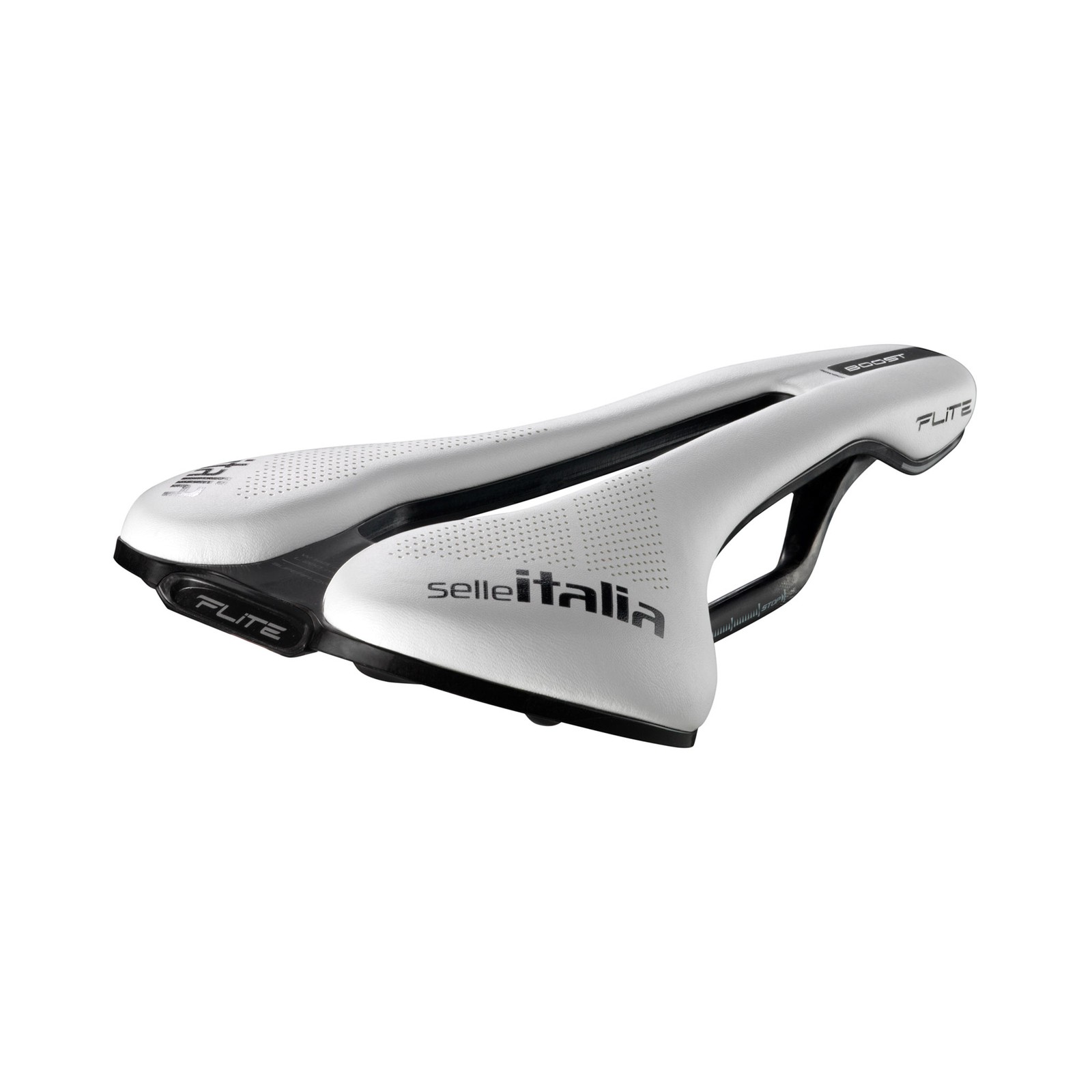 Selle Italia Flite Boost SF CRB, S3, Carbon, FibraTek, White LTD