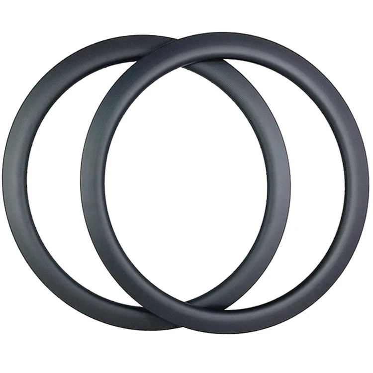 700C Carbon Rim 30/35/40/45mm Depth Hookless Tubeless Light Disc Brake Ring
