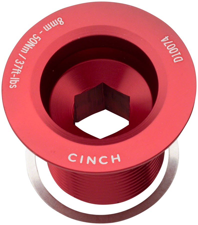 CINCH Bolt with Washer – RaceFace CINCH Crank Bolt with Washer – NDS, M18, Gloss