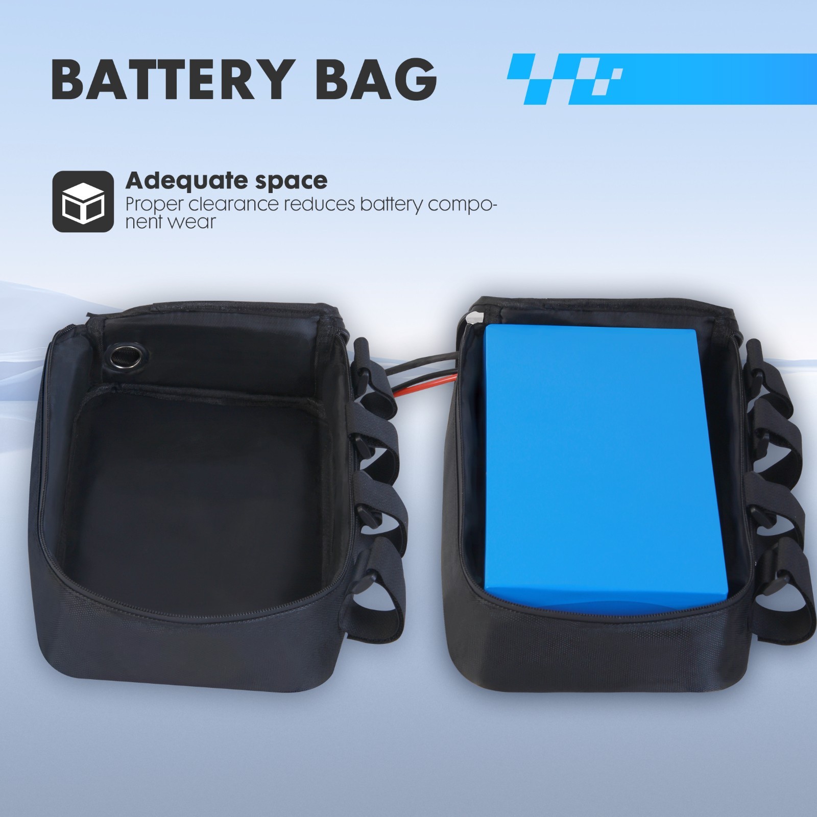 Battery Bag Cover Down tube Frame Case Storage for Ebike Electric Bicycle Bike