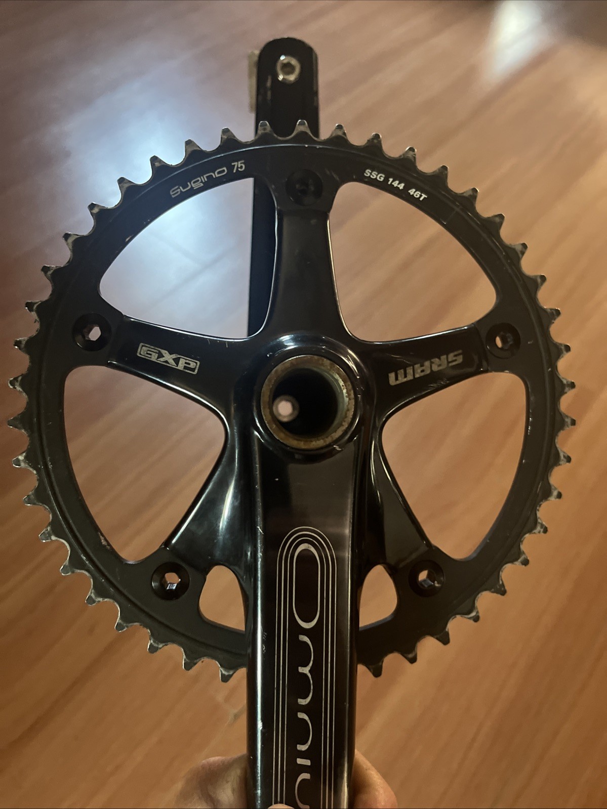 Sram Omnium Crankset Sugino 75 Ring 170mm Stainless 2 BB & All City Pedals 🔥