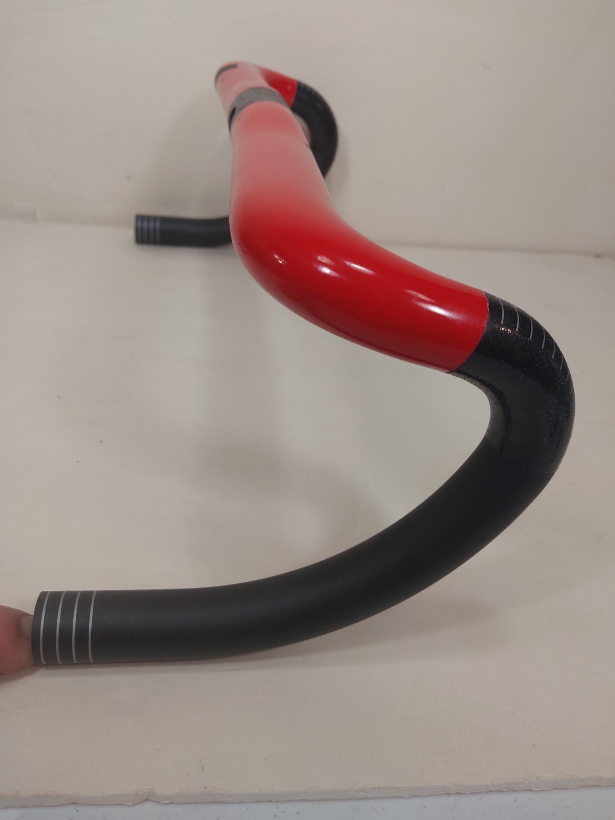 Parlee Carbon Fiber Road Handlebars. 35mm Clamp 42cm Wide, 130mm Drop.