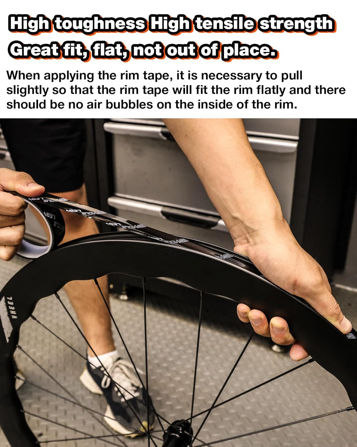 Tubeless Rim Tape Black 21/24/27/30/33/36Mm X 10M, Bike Rim Tape for Tubeless Ro