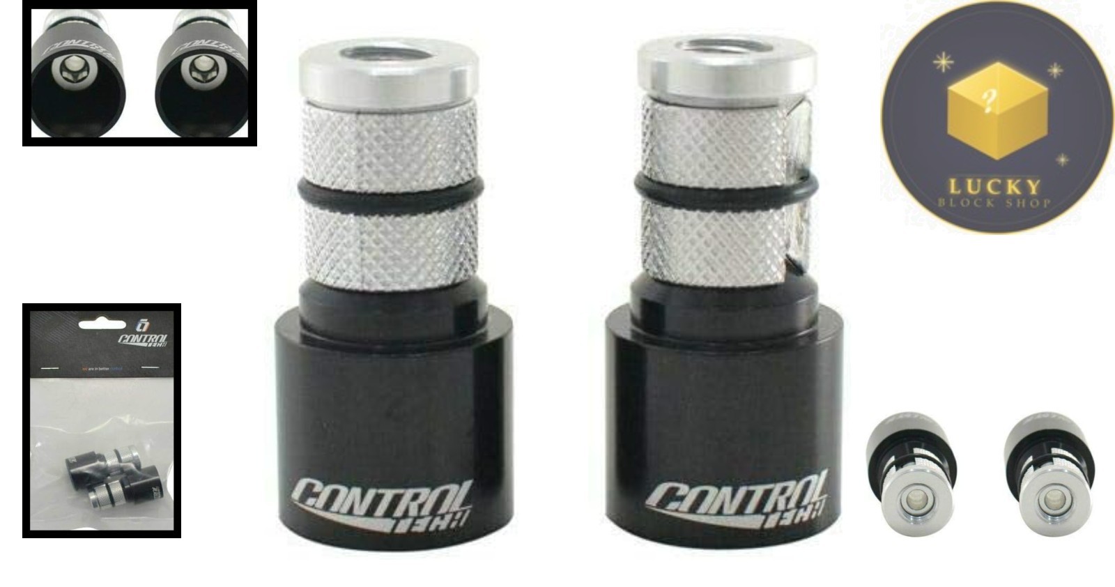 Lightweight Aluminum 20mm Handlebar Extensions with Weather Seals – 1 Pair