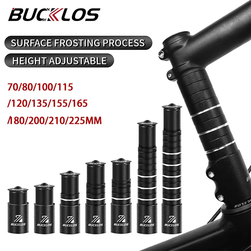 Bicycle Stem Height Extender 100/120/135/180/210MM Aluminum Alloy Handlebar Rise
