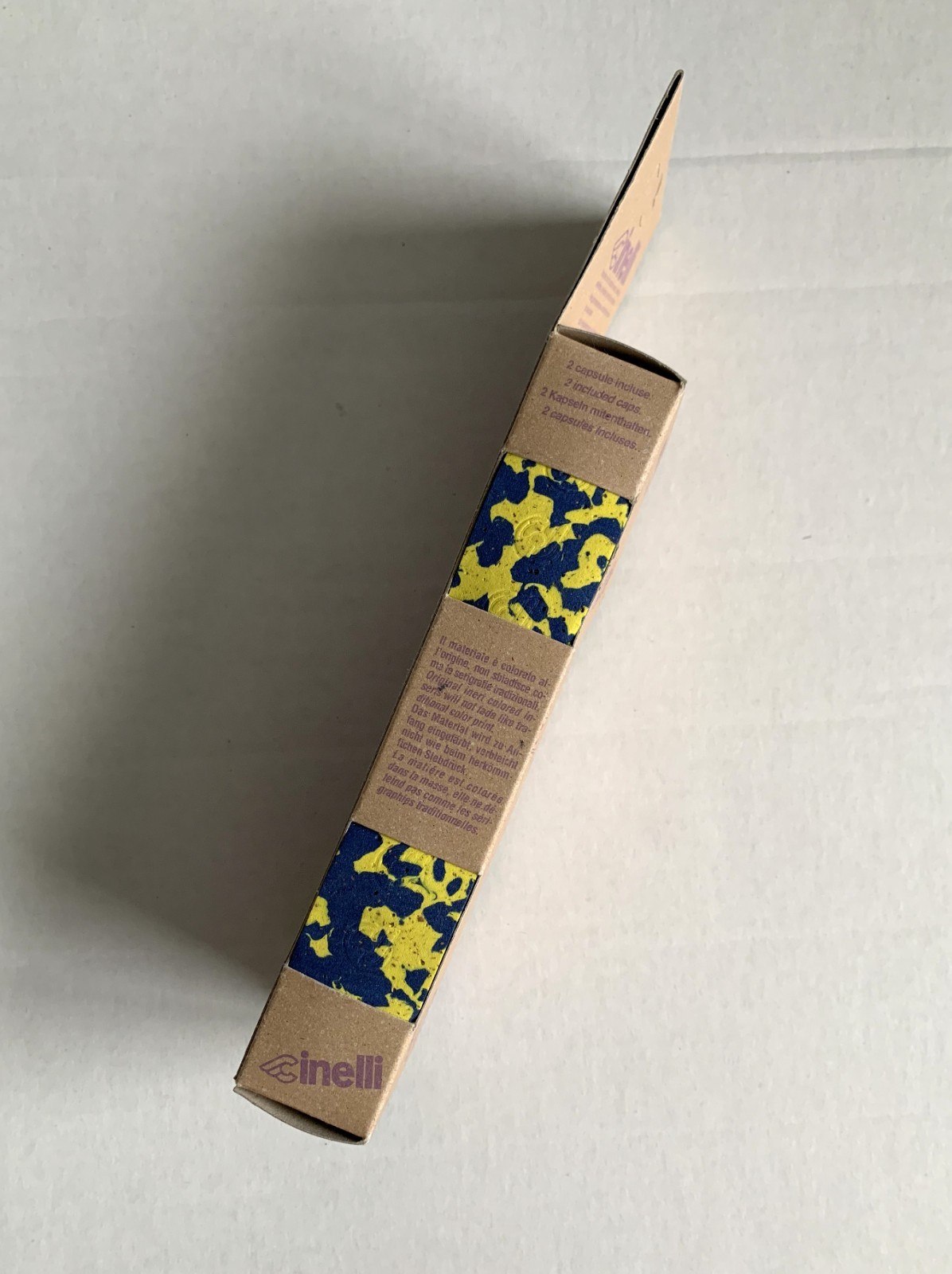 Cinelli Cork Ribbon Splash Color Bar Tape – Blue / Yellow
