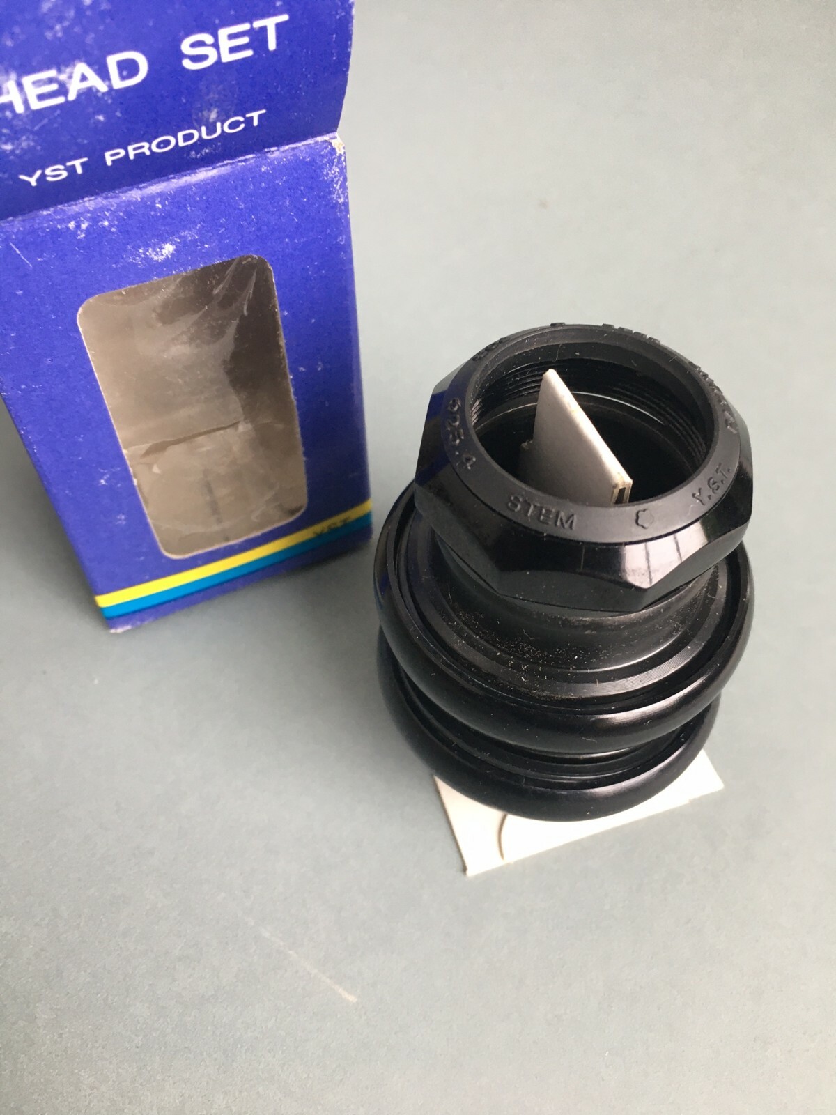YST 1 1/8″ Threaded Headset 1987 NOS NIB Mountain Bike Alloy Black Oversized