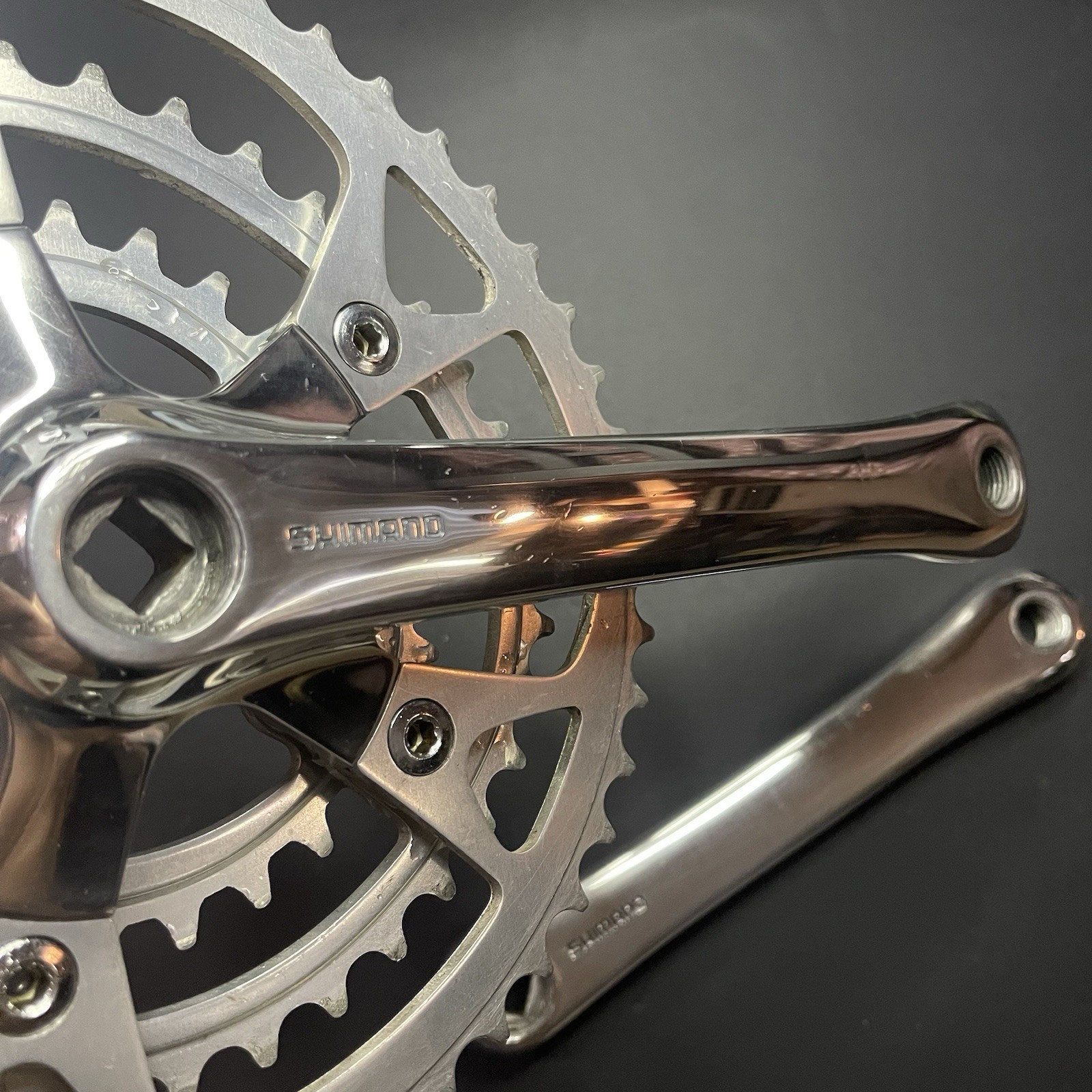 1989 Shimano XT FC-M730 180mm Triple Crankset