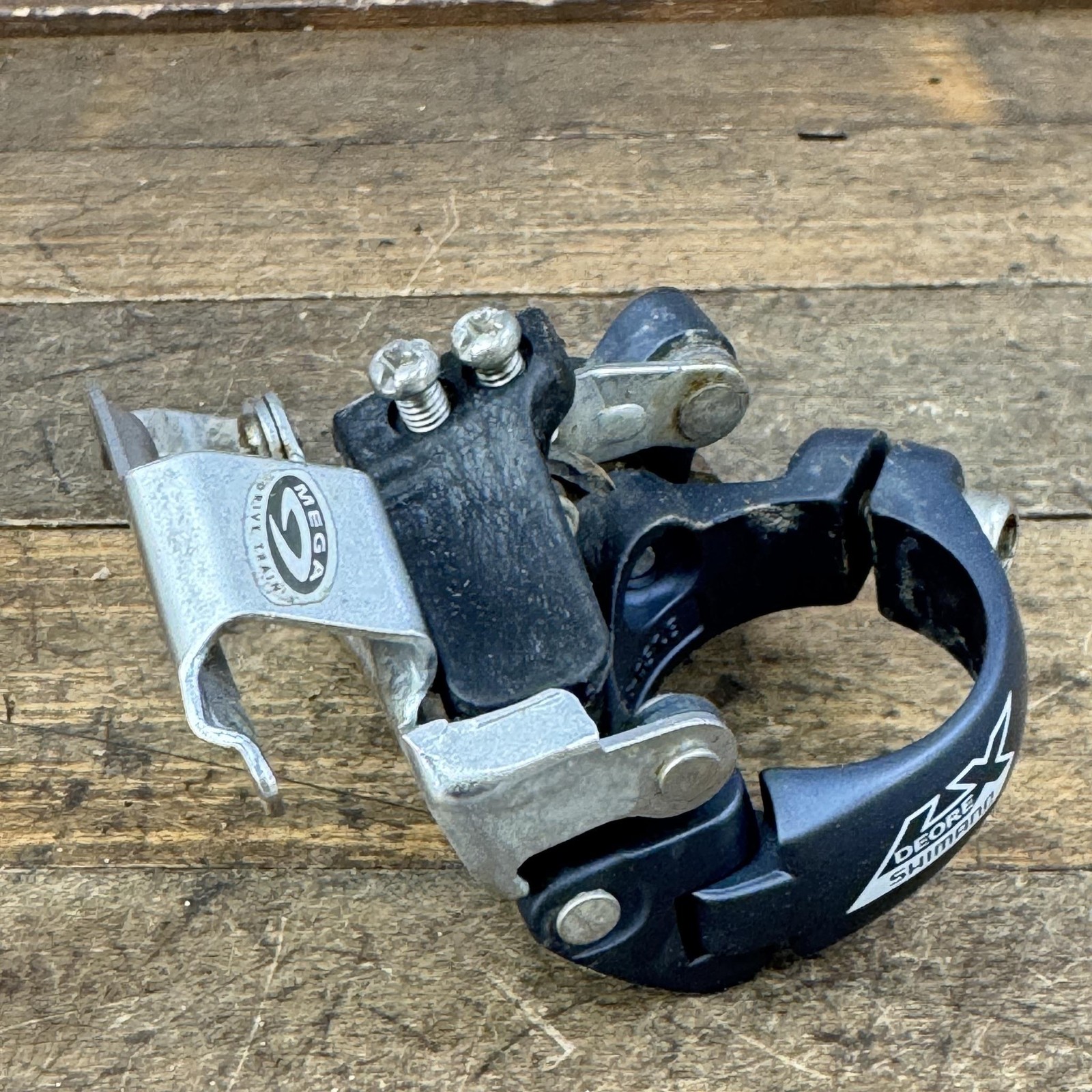 Shimano Deore LX FD-M570 Front Derailleur 31.8 Triple 9s TOP Pull 90s MTB