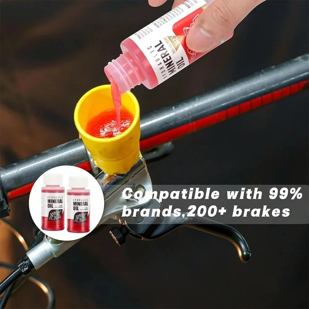Bicycle Brake Mineral Oil System 60ml Fluid Aceite Cycling Mountain Bikes