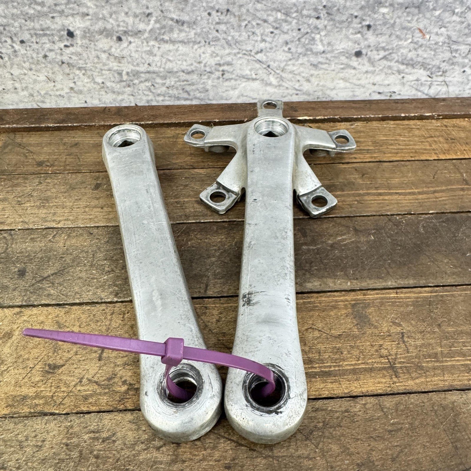 Vintage Shimano Deore FC-MT60 Crankset 175mm 110 BCD MTB Square Taper Arms Cafe