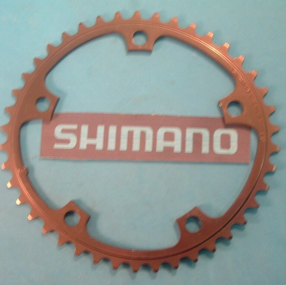 Shimano 600 42T Biopace LD NEW/NOS Chainring Oval- 6/7/8/9-Spd-130MM-Bronze ’87