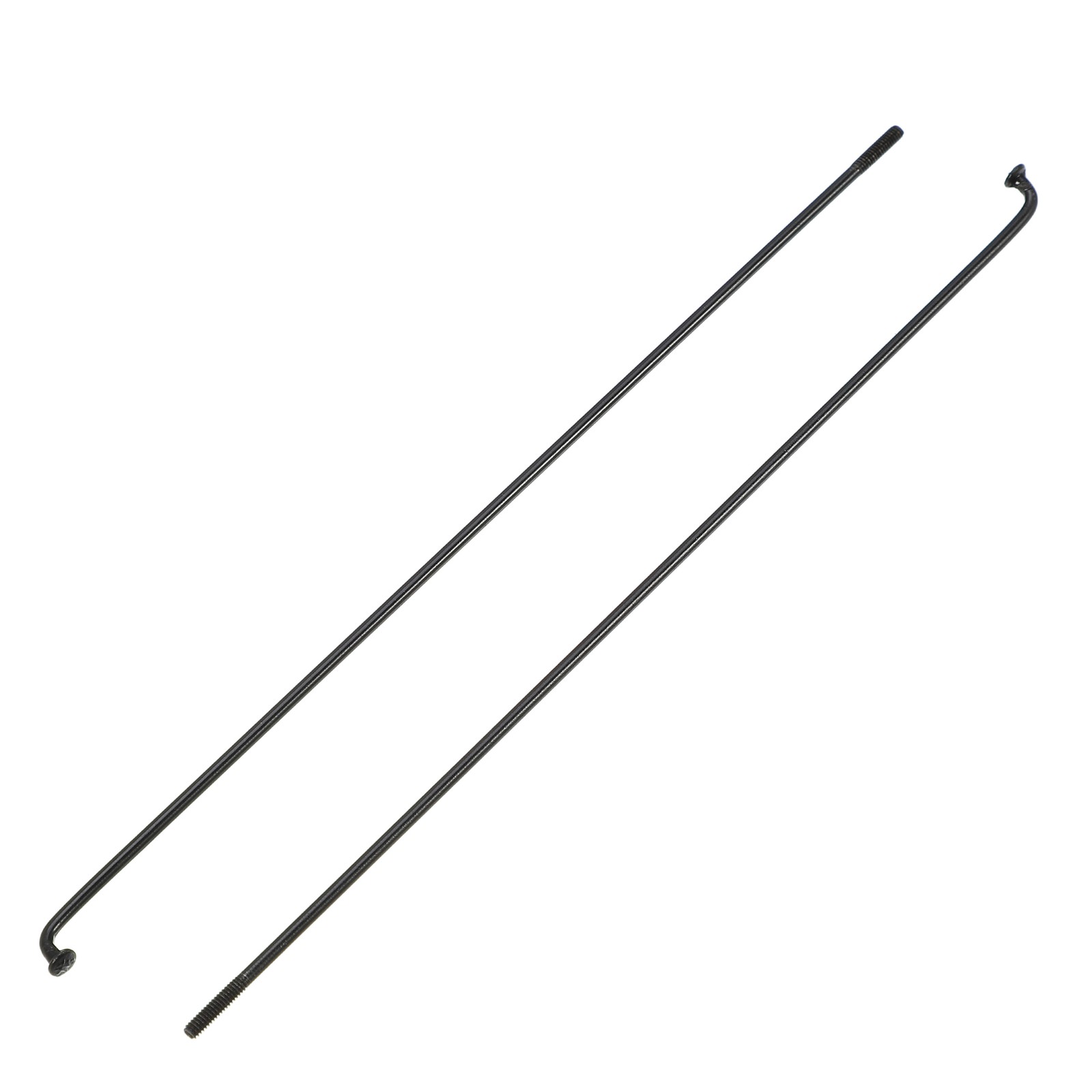 40 Pcs 14G J Bend 168mm x 2mm Bike Bicycle Spokes with Nipples Steel Black