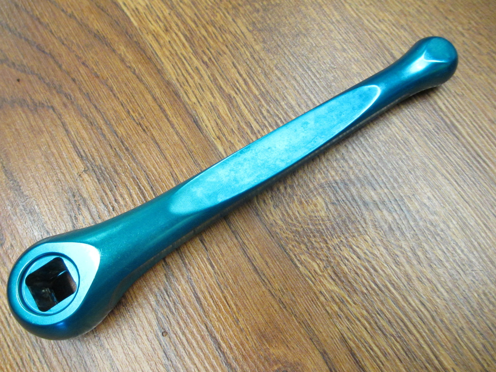 RARE VINTAGE BLUE ANODIZED GRAFTON TOP LINE SPEED STICK 177 130 BCD CRANK 107 BB