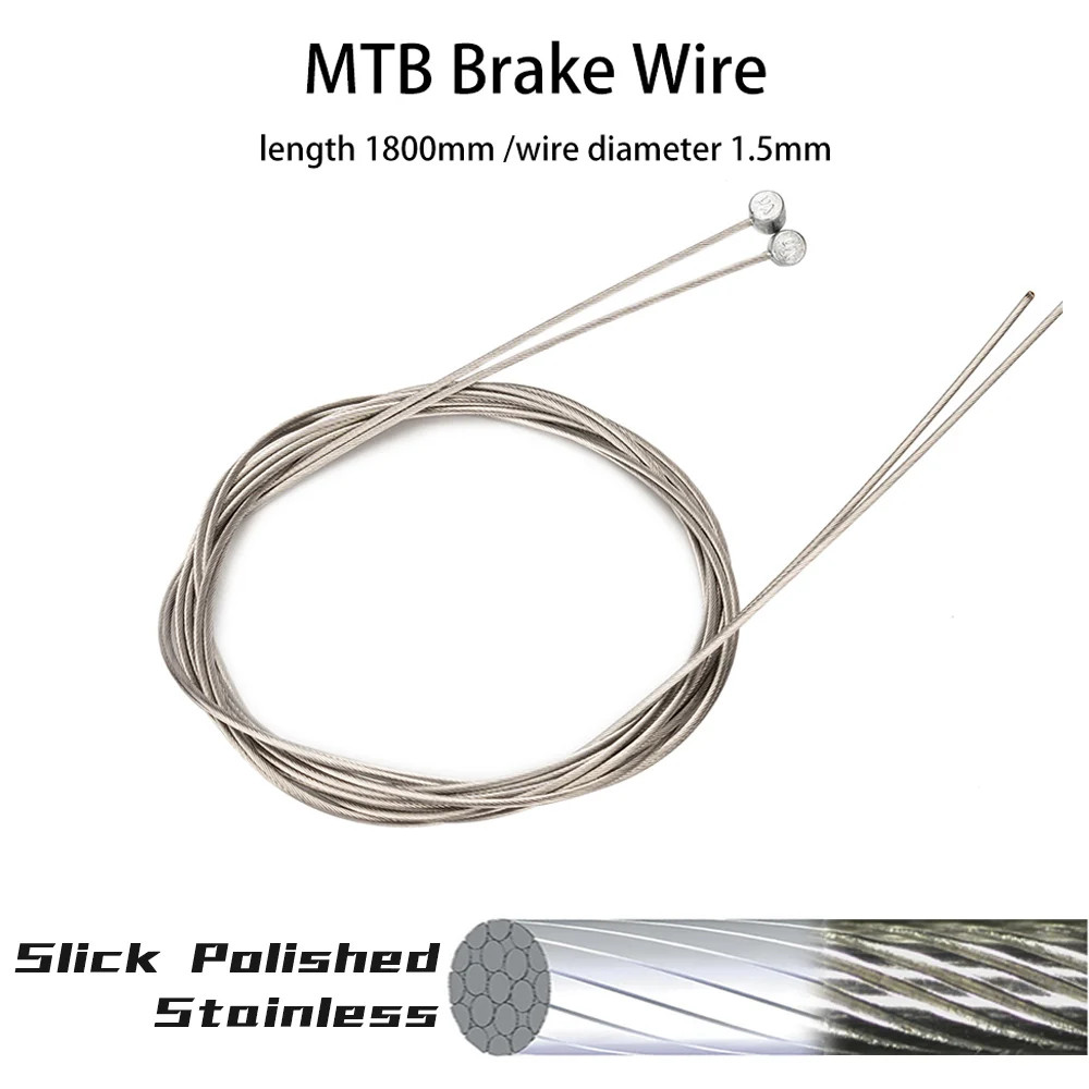 Bicycle Stainless Steel Inner Shift Brake Wire MTB Road Bike Shifting Zinc Coat