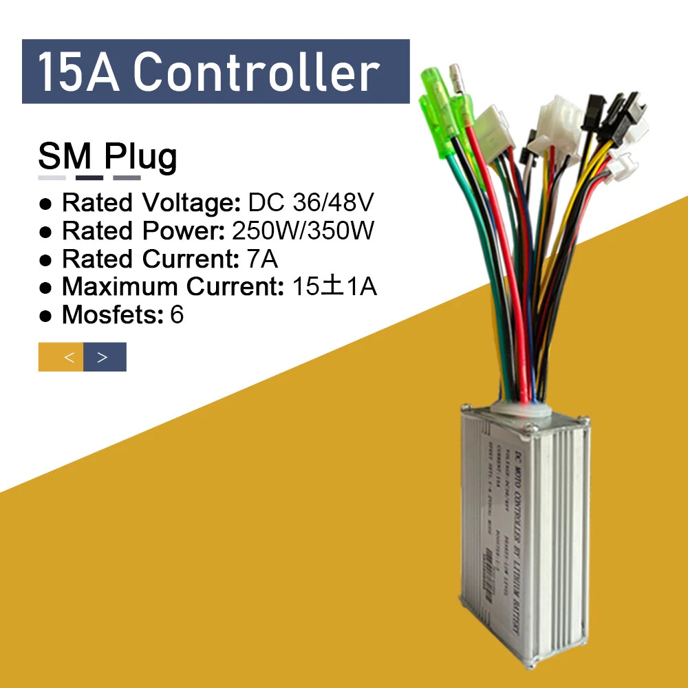 15A-35A E-bike Sine Wave Controller Use for 250-3000W Electric Bicycle Motor