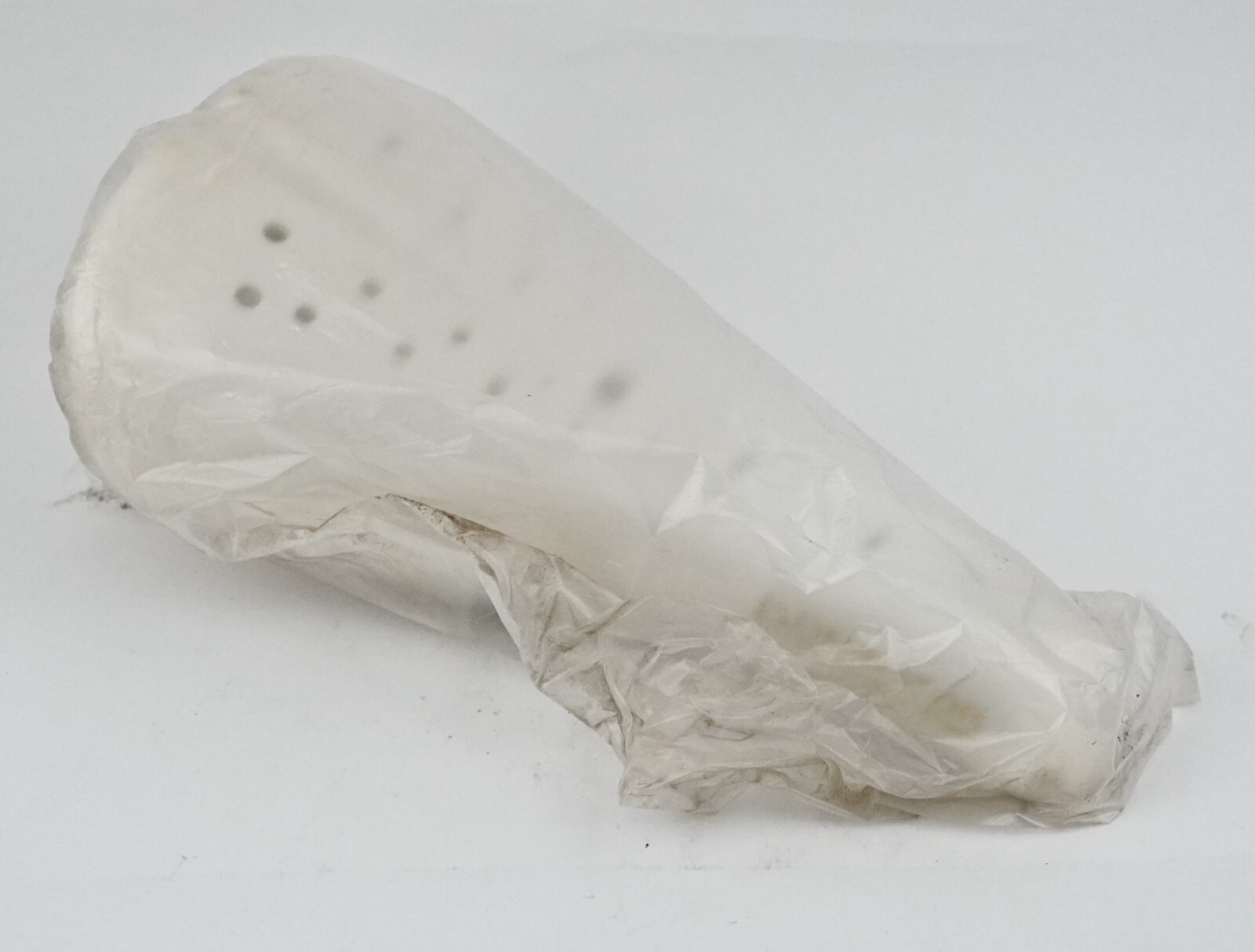Vintage BMX Viscount Dominator 2166 White Plastic Seat Saddle Freestyle, NOS NEW