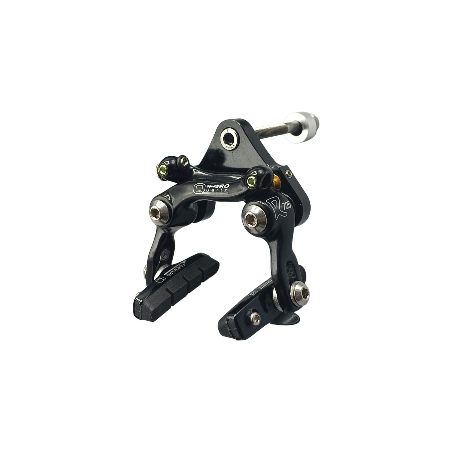 TEKTRO Quartz R725 Aero Bremse VORNE R-Flow Seitenzugbremse schwarz Rennrad NEU