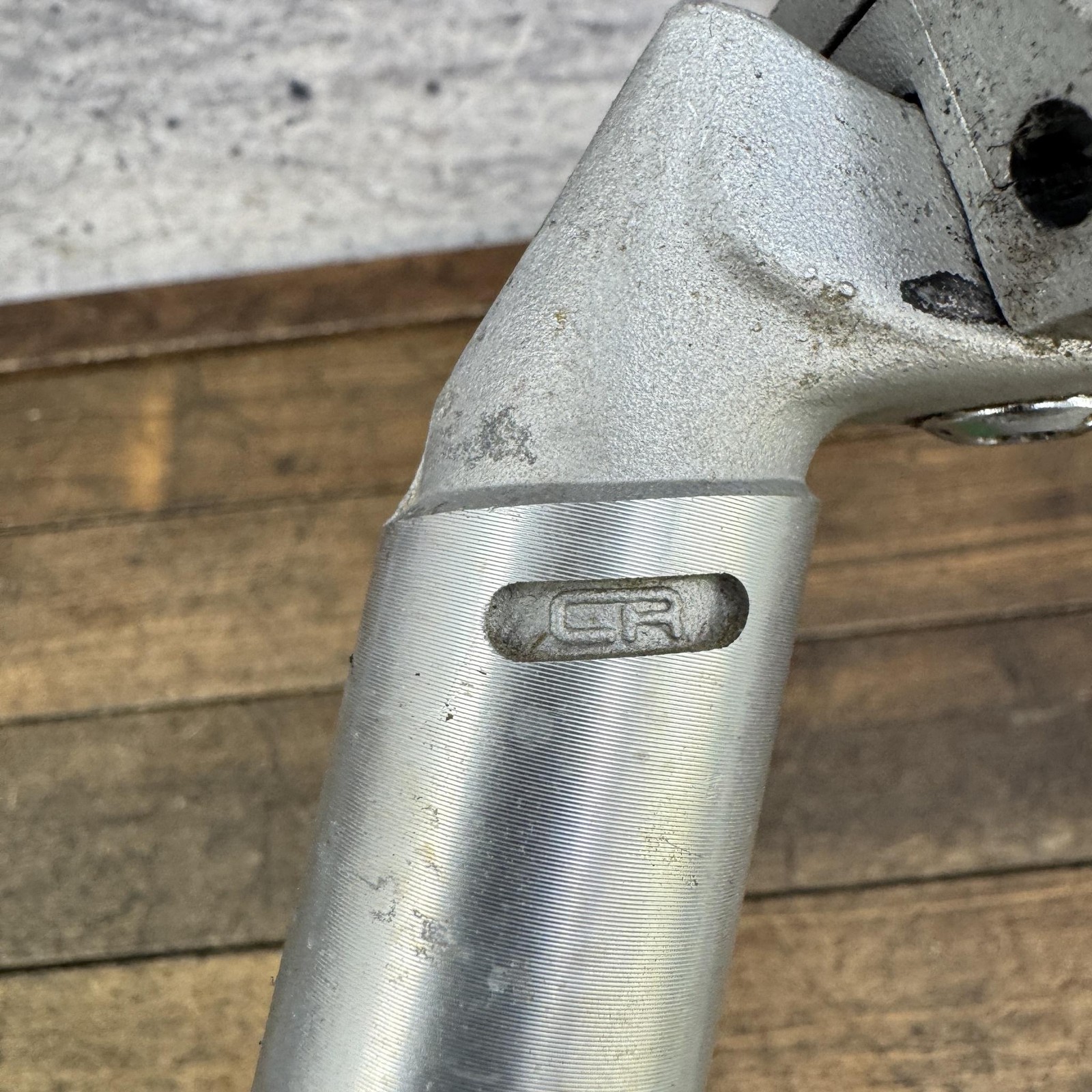 Vintage SR Sakae CR Seatpost 27.2mm Silver Alloy Japan K-86 320g Road MTB 1986